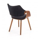 Стул HALMAR K396 орех/черный